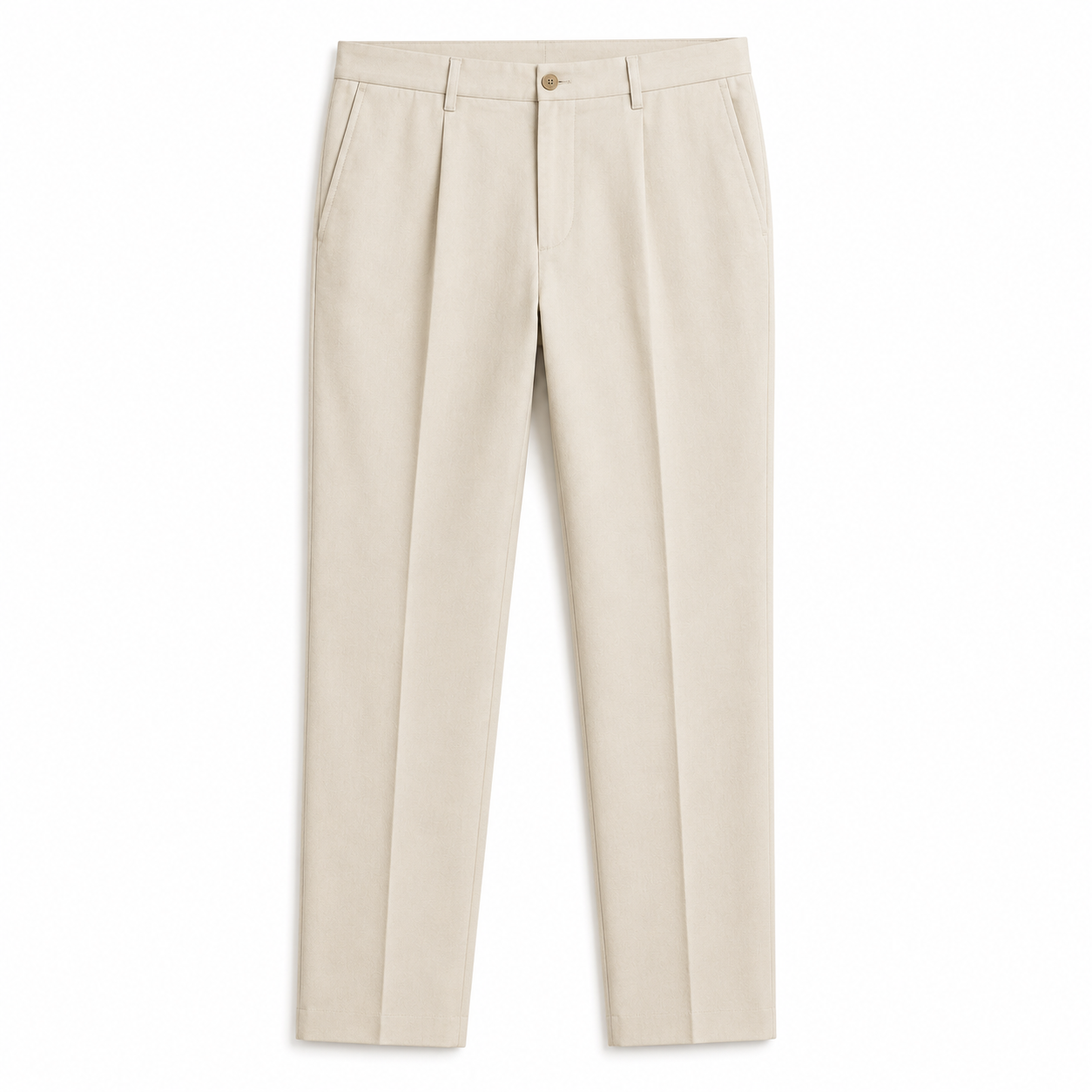 Alveron Milano Tailored Trousers – Ivory Beige